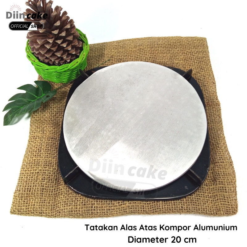 Alas Tatakan Atas Kompor Aluminium UKURAN 20 CM Anti Karat Serbaguna Untuk Pengorengan