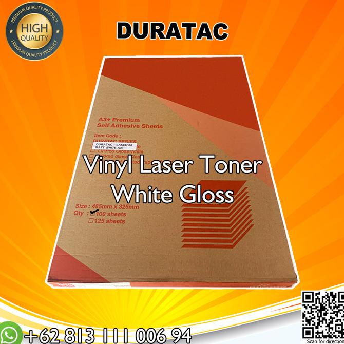 

DURATAC - Sticker Vinyl PP Film Digital Print Laser Toner A3+ - Pack