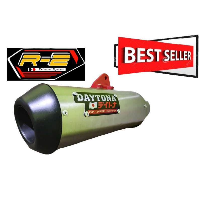 Knalpot racing Daytona Slencer only suara ngebas bulat mantap Berkualitas inlet 50 AEROX MIO  NMAX P