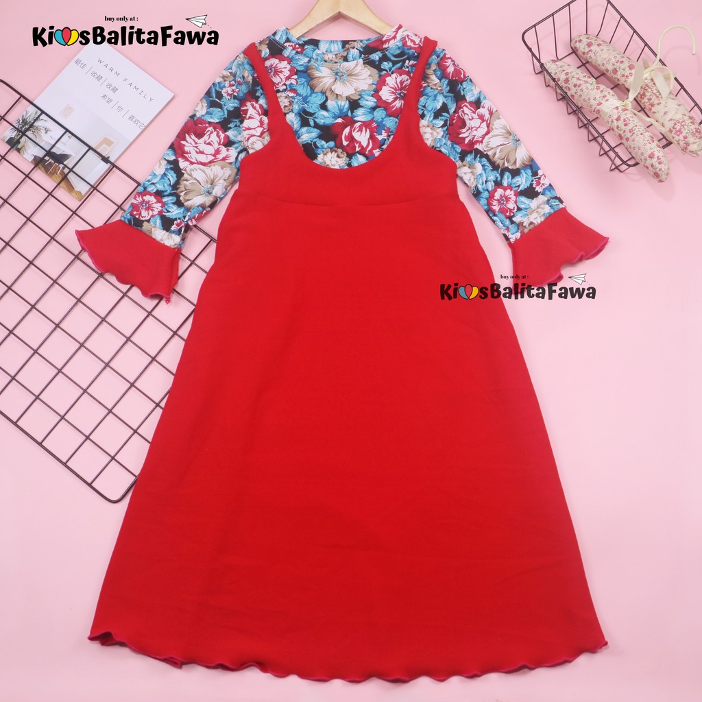 Gamis Aisyah uk 8-9 Tahun / Long Dres Baju Ngaji Anak Perempuan Murah Adem Gamis Lebaran [EXPORT]