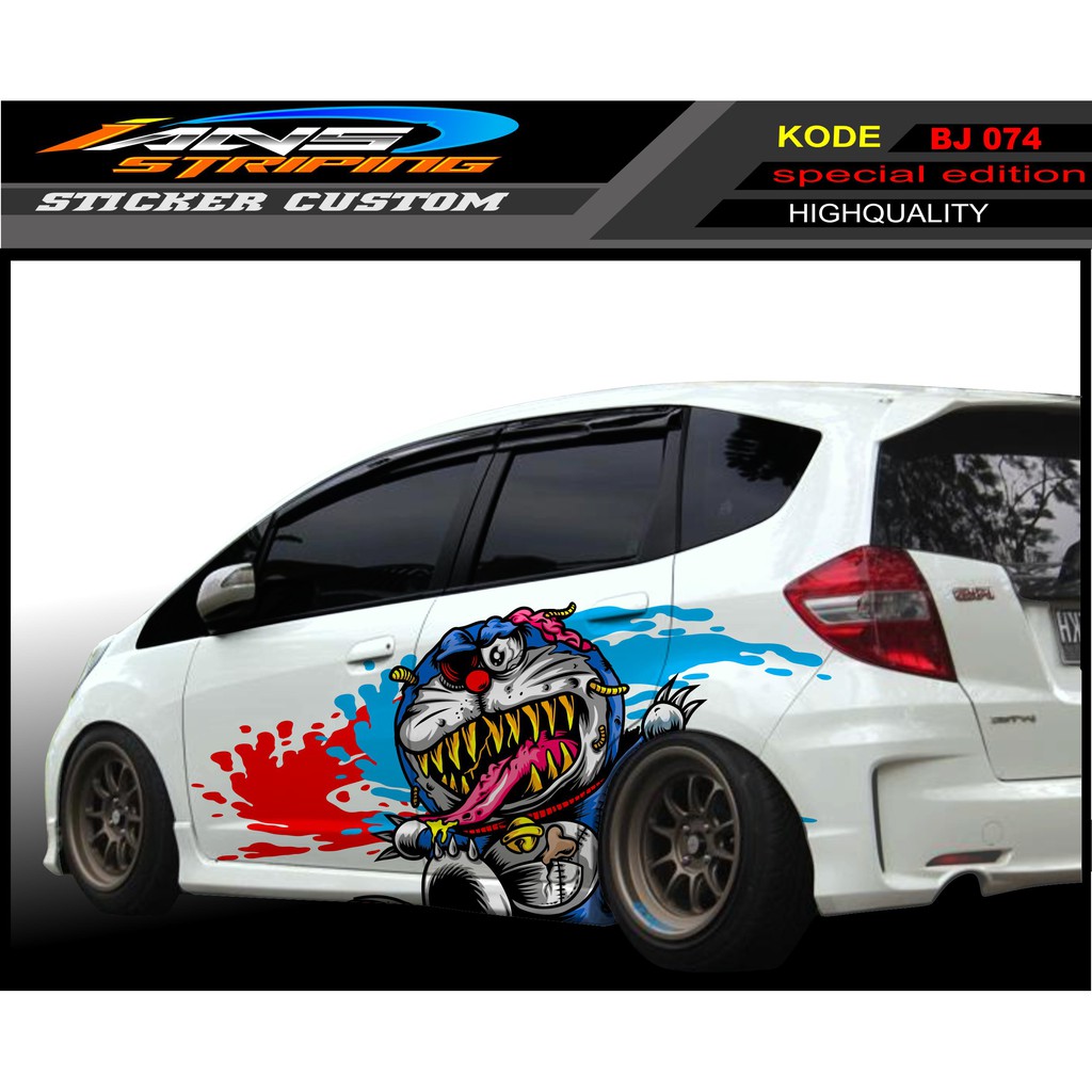 STIKER MOBIL HONDA JAZZ DORAEMON