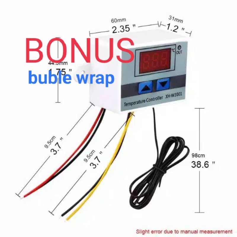 TERMOSTAT DIGITAL/THERMOSTAT DIGITAL AC 220V/alat penetas telur