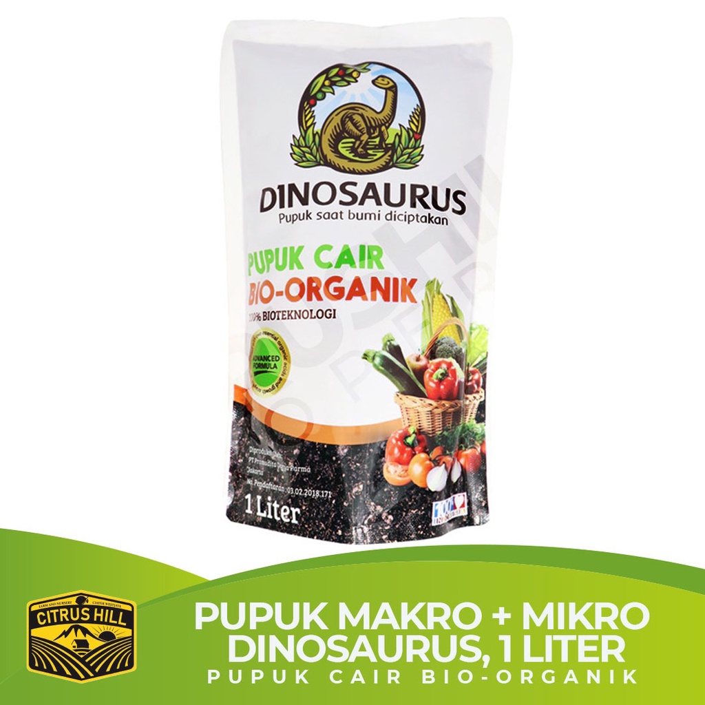 Jual PUPUK ORGANIK DINOSAURUS 1L - PENYUBUR TANAH MENGANDUNG MAKRO ...