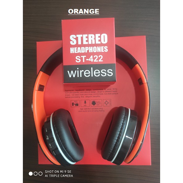 Headset Wireless Bluetooth Murah ST422