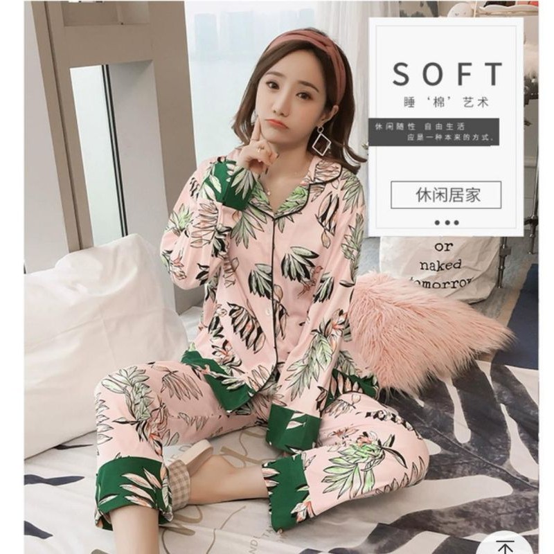 Baju tidur import PP Kancing