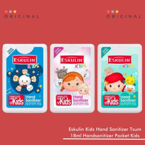 Eskulin Kids Hand Sanitizer Tsum Tsum 18ml Handsanitizer Pocket Kids