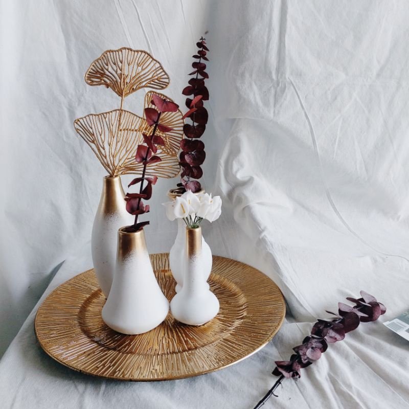 Bunga gold ginko, bunga plastik, bunga kering-6