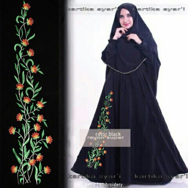 Syari farza flower Orange VDW