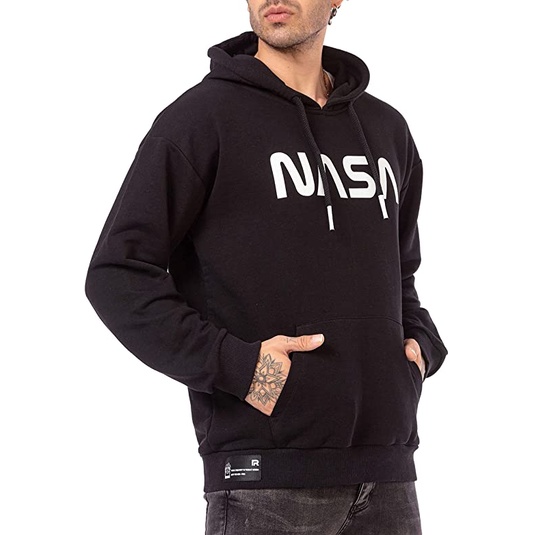 NASA Font Sweater Hoodie II Jumper hoodie NASA Font II SIZE M-XL ( Pria &amp; Wanita )