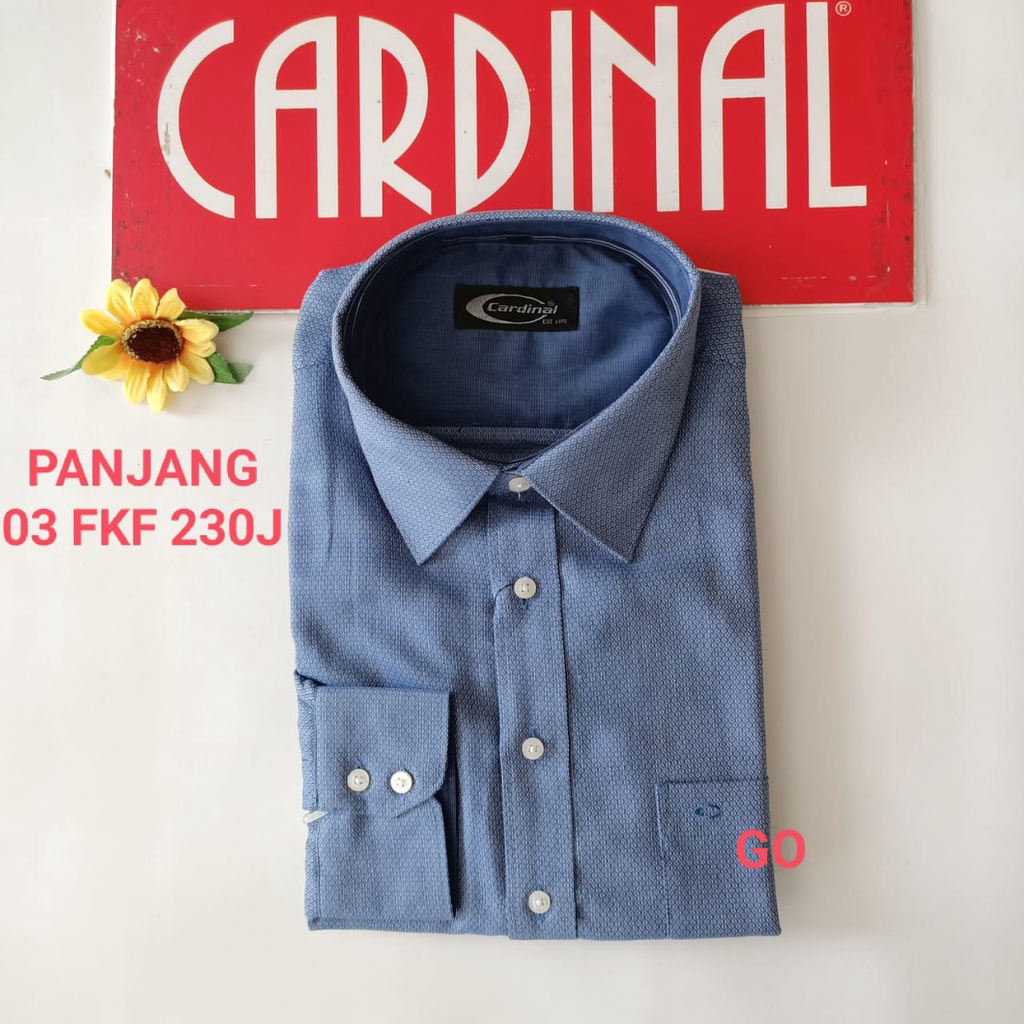 gof XL-2XL F CARDINAL KEMEJA FORMAL PANJANG RegularFit Pakaian Kemeja Kerja Pria Kantor Acara Resmi Pakaian Wisuda Original B6