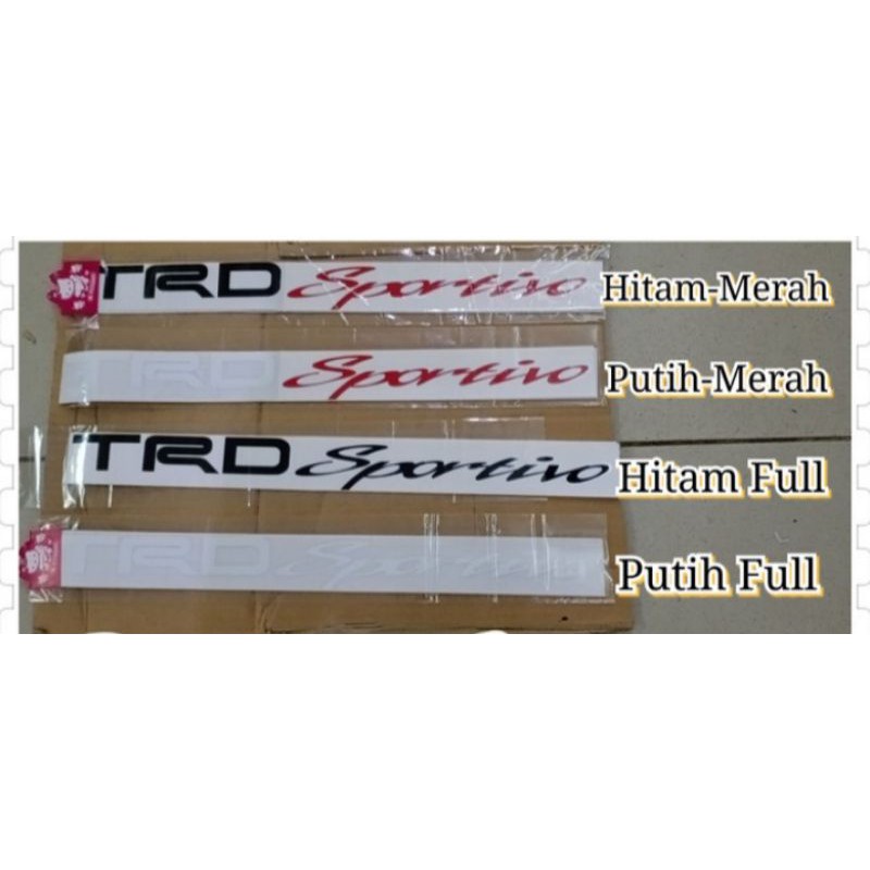 Sticker Body Samping TRD Sportivo