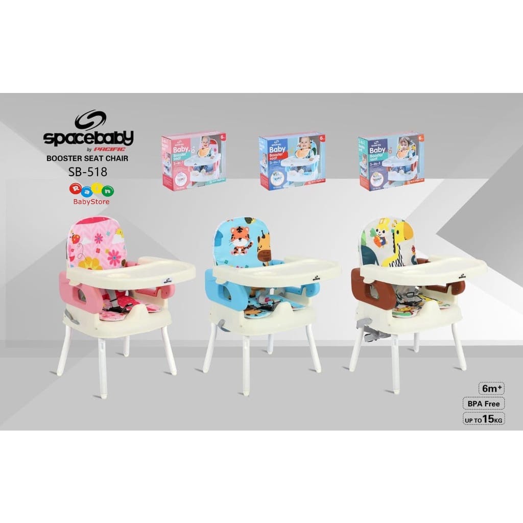 BOOSTER SEAT CHAIR 3in1 SPACEBABY SB518