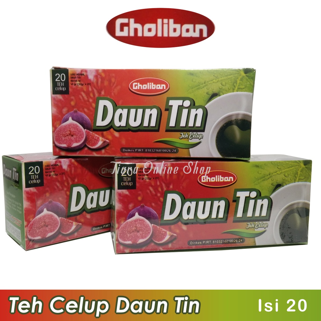 Daun Tin Teh Celup Gholiban 100% Herbal