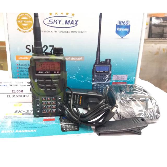 HT SKY MAX SK 27 DUALBAND LORENG - JUAL HT SKY MAX SK 27 DUALBAND WATERPROOF ORIGINAL