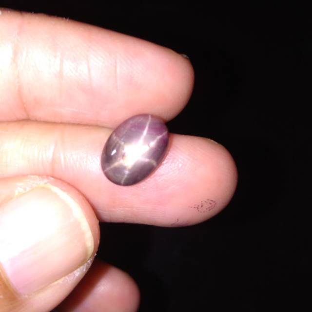 Natural Batu Permata Ruby Star merah daging (E) batu mulia rubi ster polos