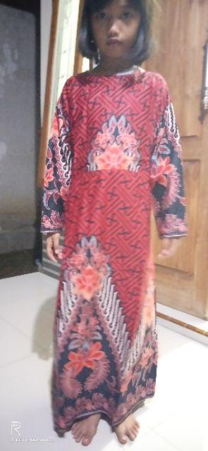 Batik Couple Keluarga Sania Ruffle Ori Ndoro Jowi Dnt Candi