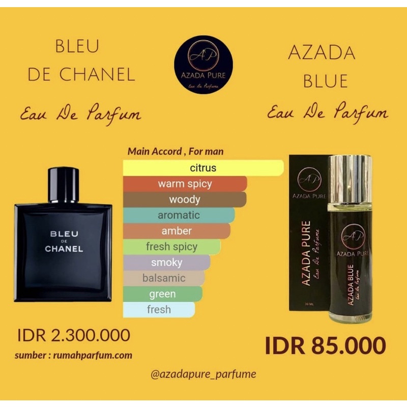 Azada Pure Blue Parfume for Man