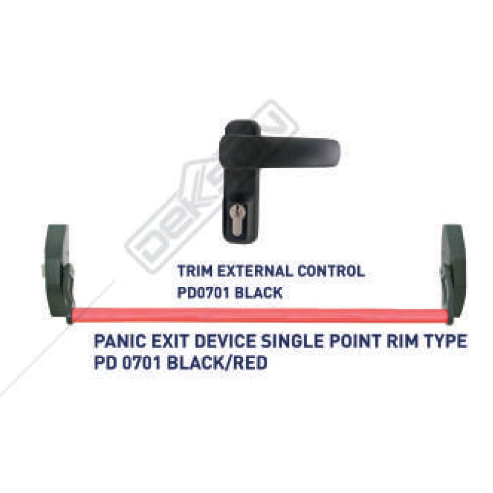 Panic Exit Device For Steel Door With Rimlock Panic Bar Exit PD 0701