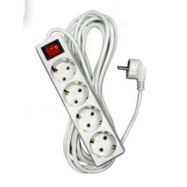 stop kontak 4 lubang 3 meter kabel roll
