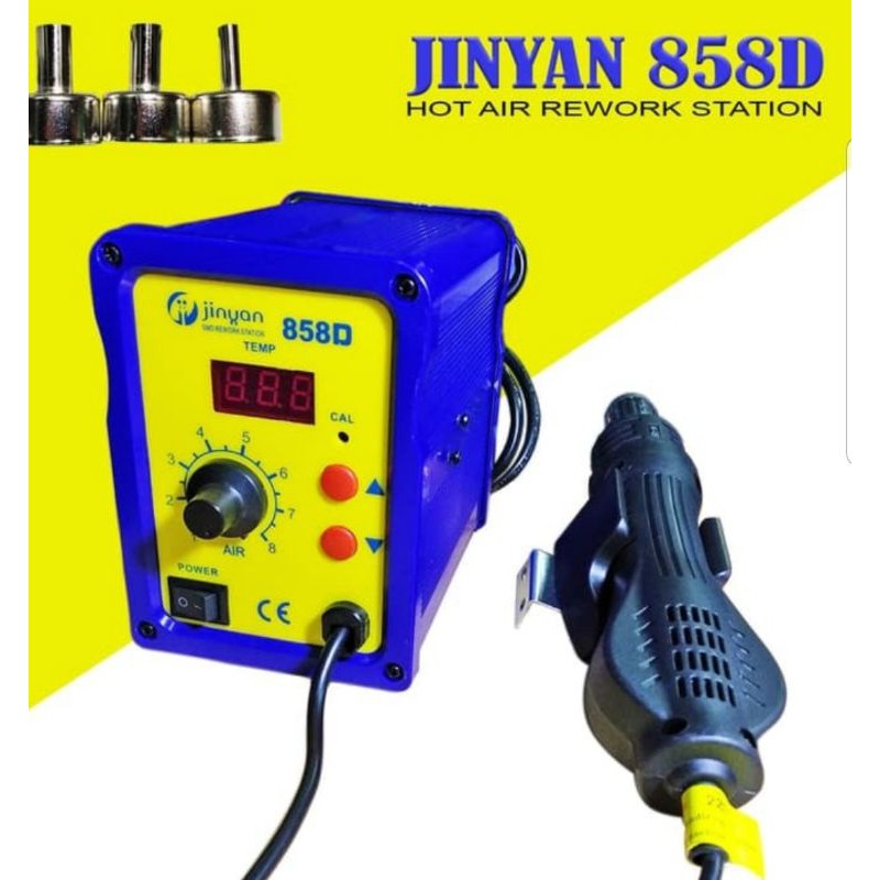 BLOWER HOT AIR JINYAN 858D REWORK STATION SOLDER UAP