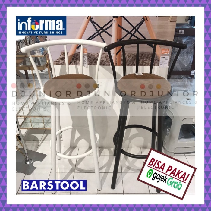 INFORMA - MOCHA BARSTOOL BAR STOOL / KURSI BAR CAFE