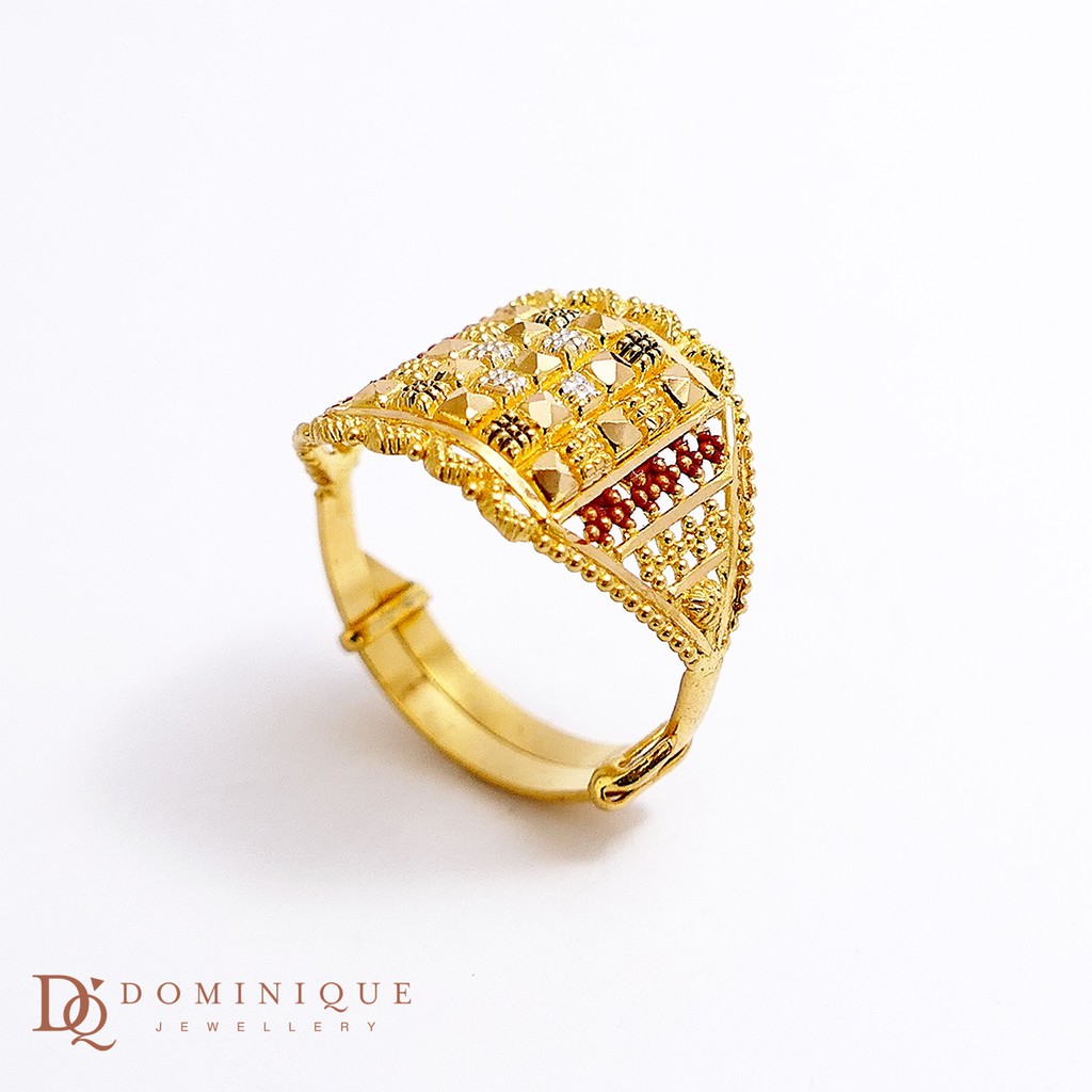 

Dominique Jewellery-Cincin Dubai Standar Internasional 91,6% DQC 0912