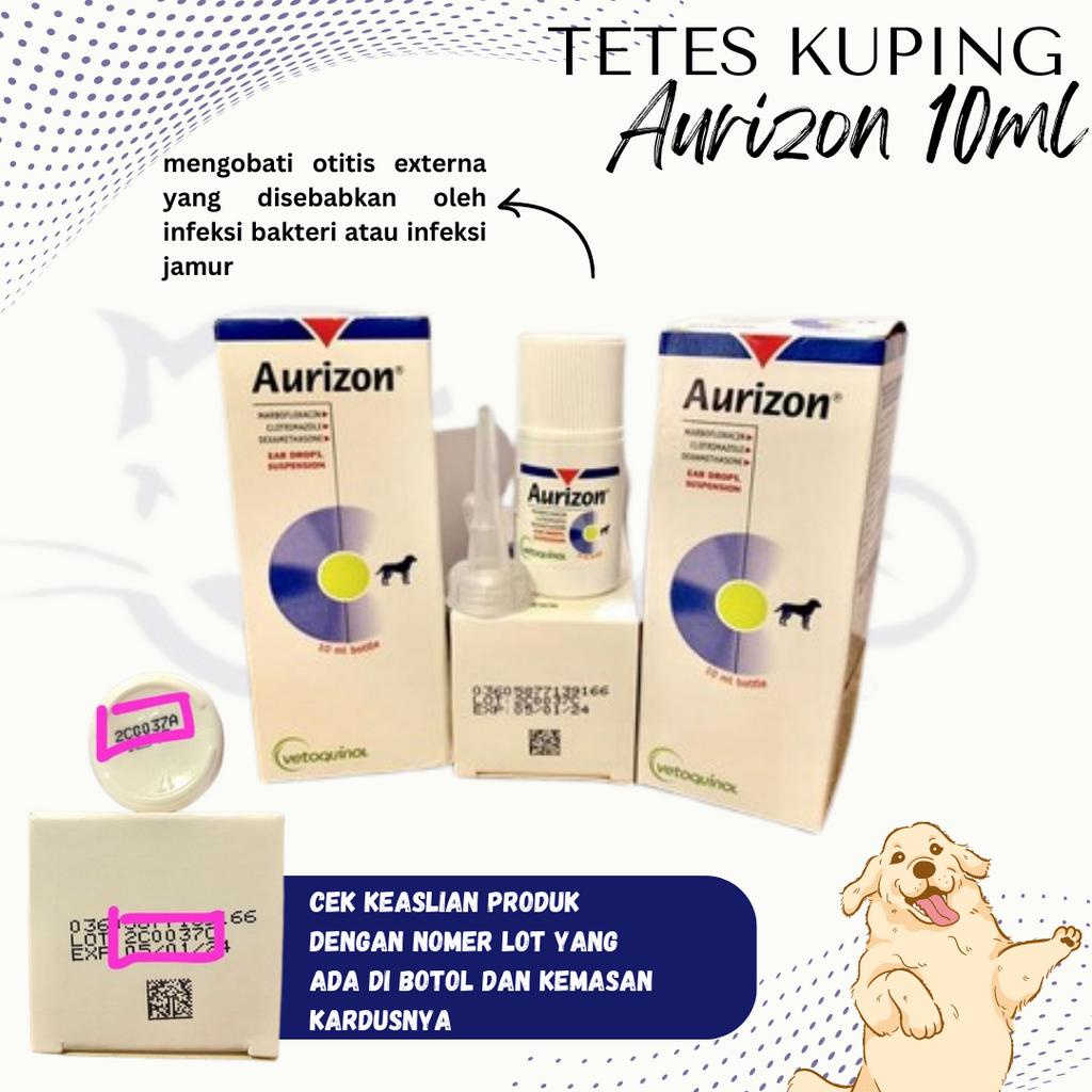 OBAT TETES TELINGA ANJING AURIZON 10ML