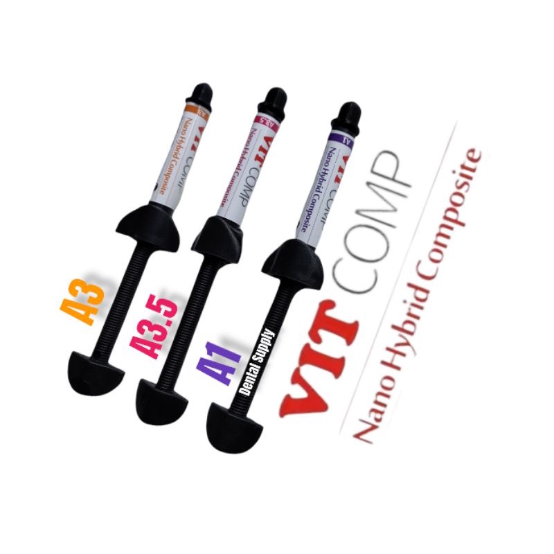 Dental Composite Vitcomp nano komposit composit veneer Gigi