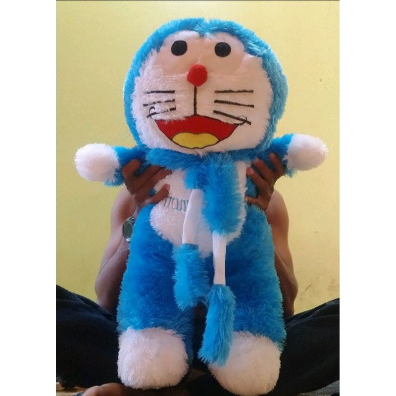 boneka doraemon syal size:XXL