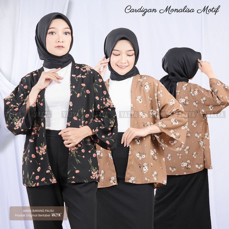 Cardigan Monalisa Motif