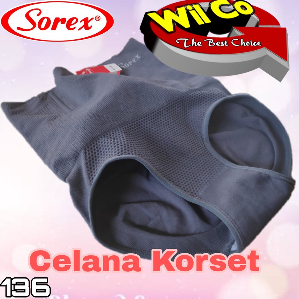 K136 - CELANA DALAM KORSET, CD KORSET SOREX PELANGSING PERUT FREE SIZE BB 55 -70