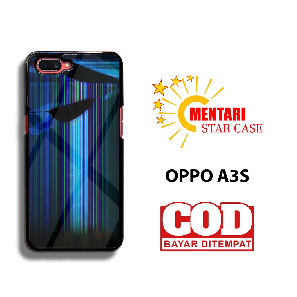 Case OPPO A3S MOTIF LCD RUSAK Mentari Casing Casing hp Case hp Motif case Motif Casing Casing Hardca