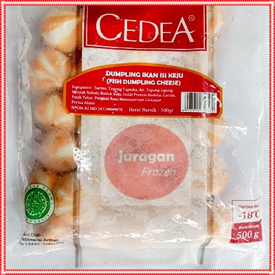 

CEDEA DUMPLING KEJU 500g / DIMSUM / DUMPLING / KEJU / KEJU MOZARELLA / FROZEN FOOD