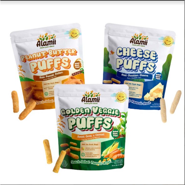 Alamii Puffs, snack sehat untuk anak Snack Sehat