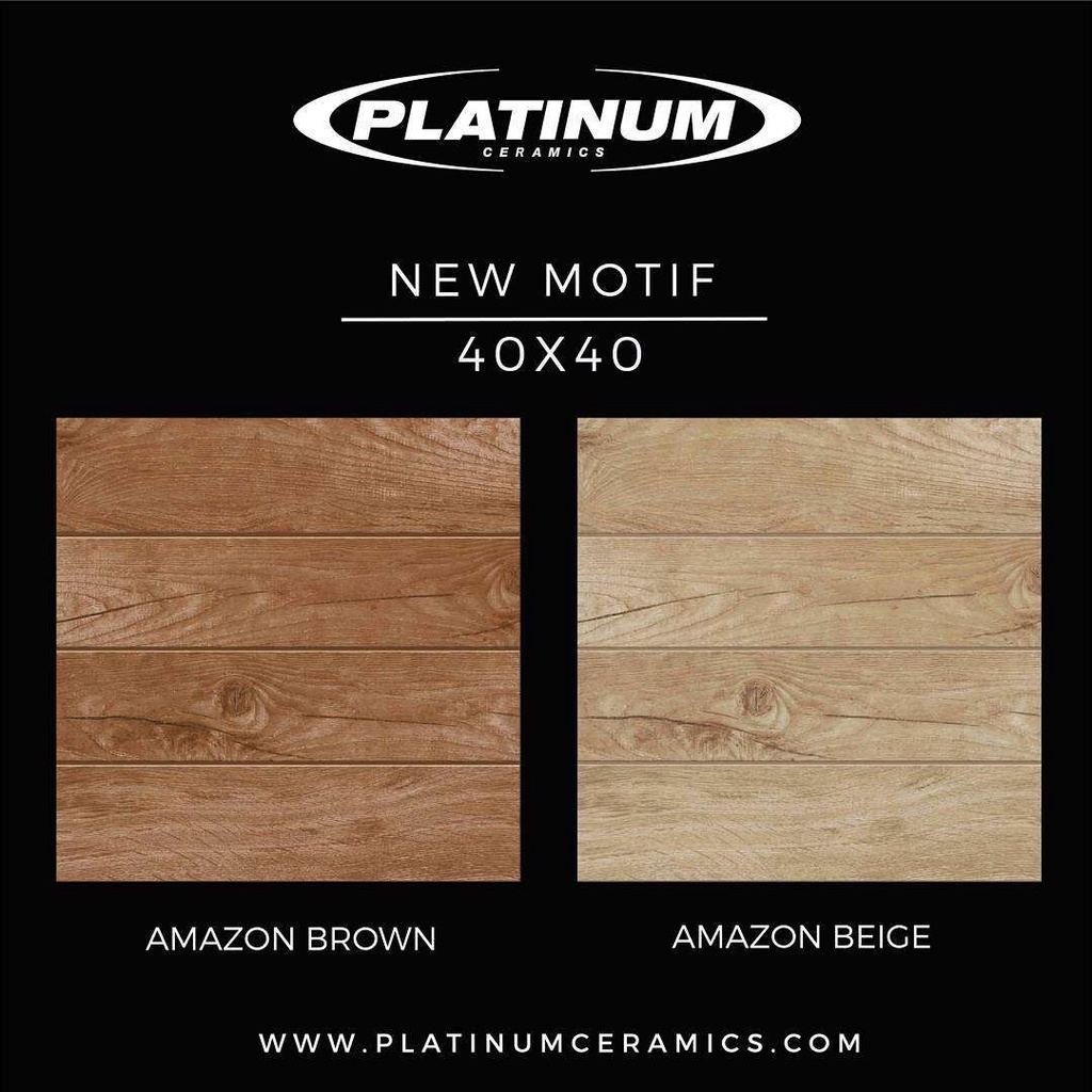 KERAMIK LANTAI 40X40 AMAZON / PLATINUM / MATT / KW1