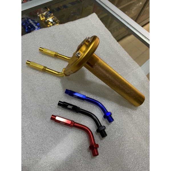 L Gas Spontan Stelan L Gas Motor Full CNC Universal Nmax Aerox PCX Vario Scoopy DLL..