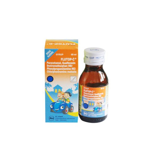 Flutop C obat Flu Batuk Pilek demam anak dewasa