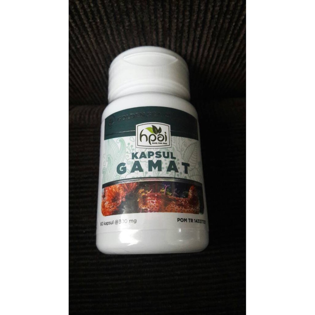Gamat emas sea cucumber kapsul hpai original