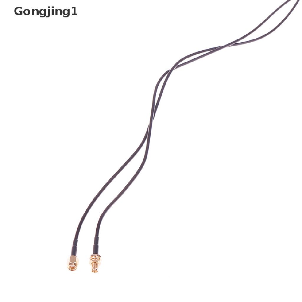 Gongjing1 1PC Kabel extension Antena router WiFi RG174 RP-SMA male Ke female Panjang 5m