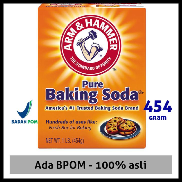 

BAKING SODA MERK ARM & HAMMER BAKING SODA 454GR