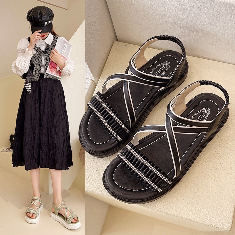 LUMMYSHOP SANDALS WANITA YEJI SANDALS IMPORT ( 2 WARNA ) REALPICTURE