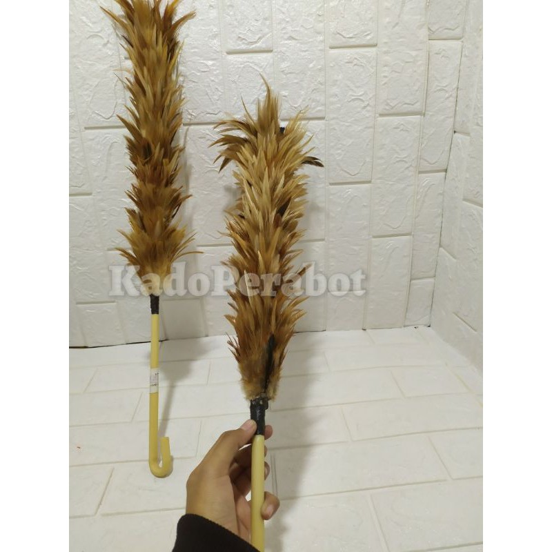 kemoceng bulu ayam 60cm- kemoceng bulu ayam- kemoceng pembersih