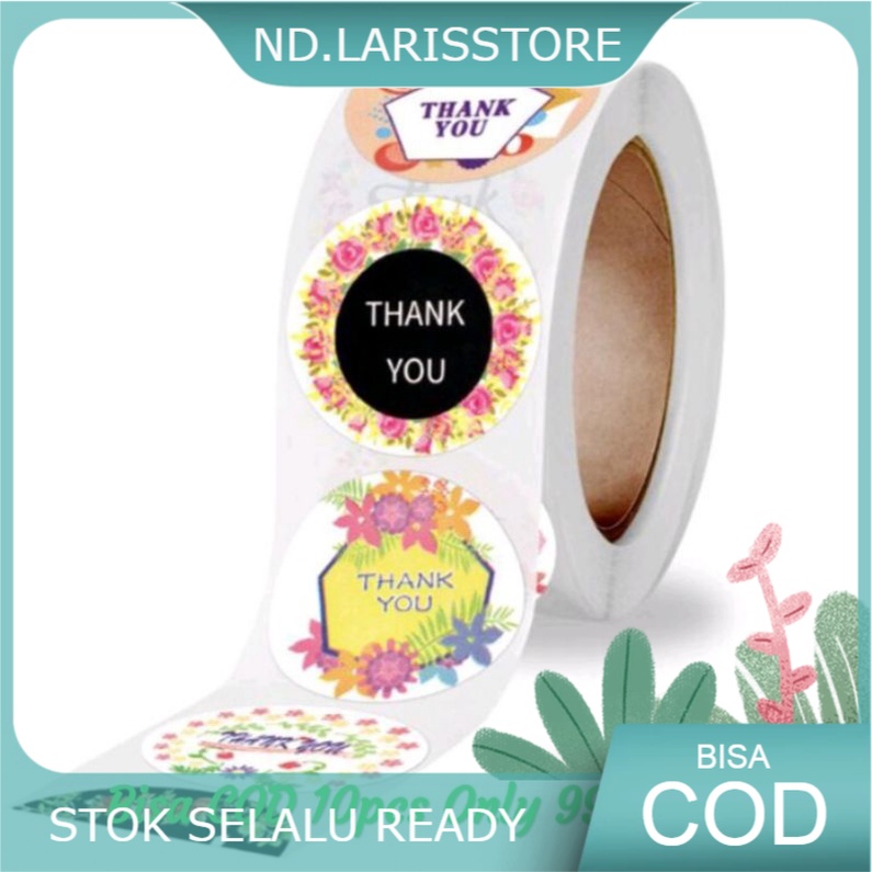 

STIKER TULISAN THANK YOU //LABEL KEMASAN STIKER AMPLOT TEMPEL