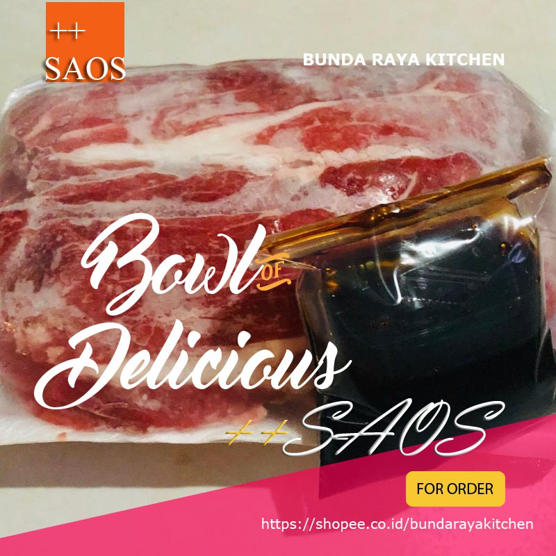 

Premium Beef Slice + Saos Grill Bakar / Tinggal Masak /Quality Resto**