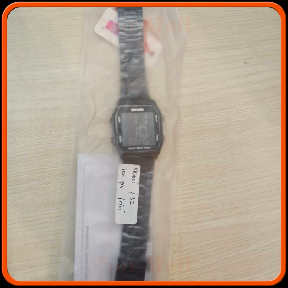 SKMEI Jam Tangan Digital Pria Strap Stainless Steel - 1735