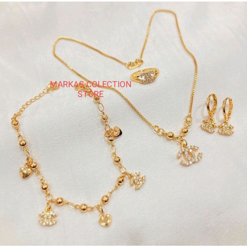 set anak TITANIUM xuping ASLI  lengkap fashion wanita 002