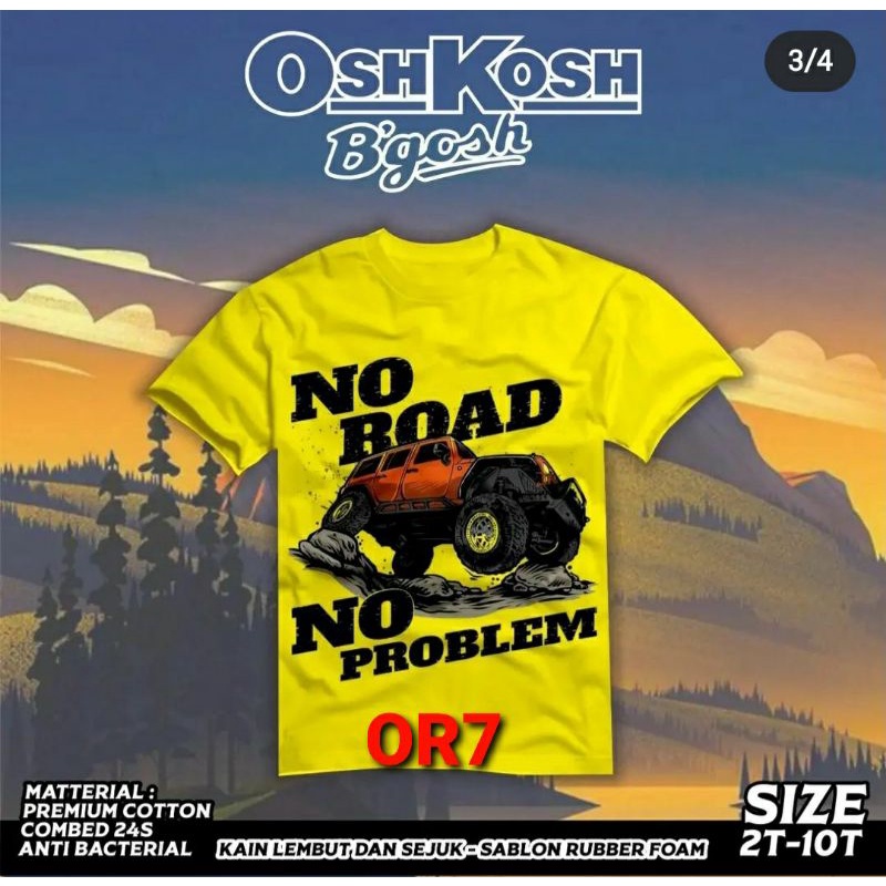 Kaos anak laki laki 2-10 tahun - kaos offroad