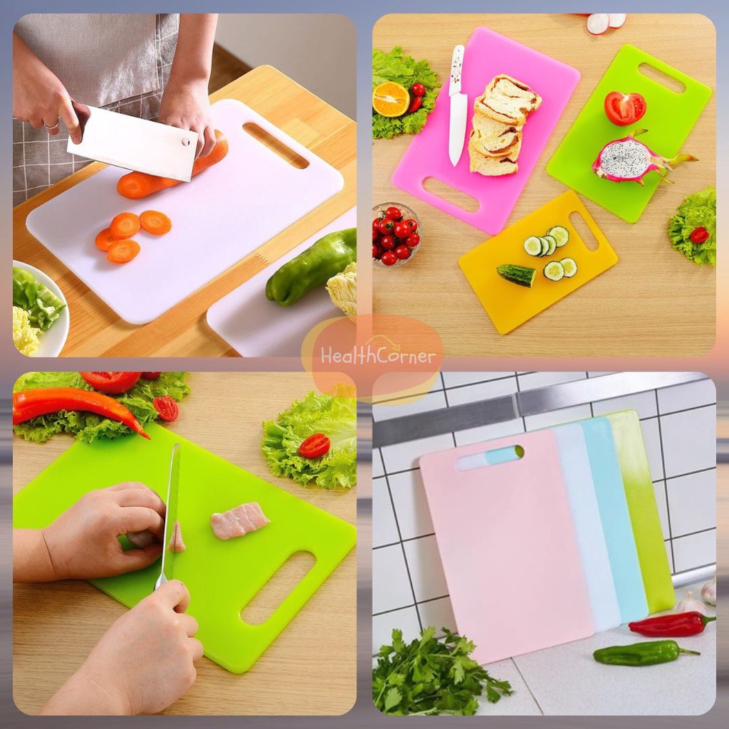 Talenan Plastik 29 X 19 Cm Tebal 1,5 mm / Talenan Dapur Cutting Board RANDOM