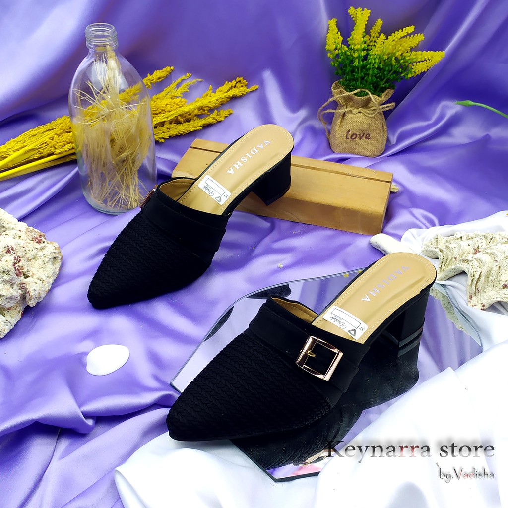 keynarra Best Quality Heels Pump Whit 5 Cm vania IN-02