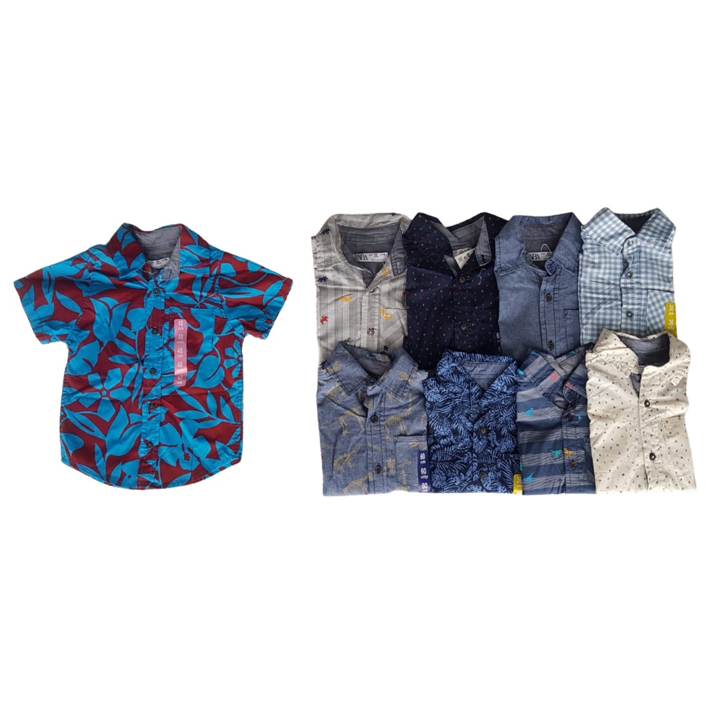 Zarra Kemeja Original Kemeja Anak Usia 1 sd 7 Tahun